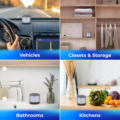 Refrigerator Deodorizer - Single Pack - Fridge Smell Eliminator Lasts for 10 Years -18ft3 Capacity Strong Fridge Odor Absorber, Eliminator & Air Purifier - More Effective Than Baking Soda