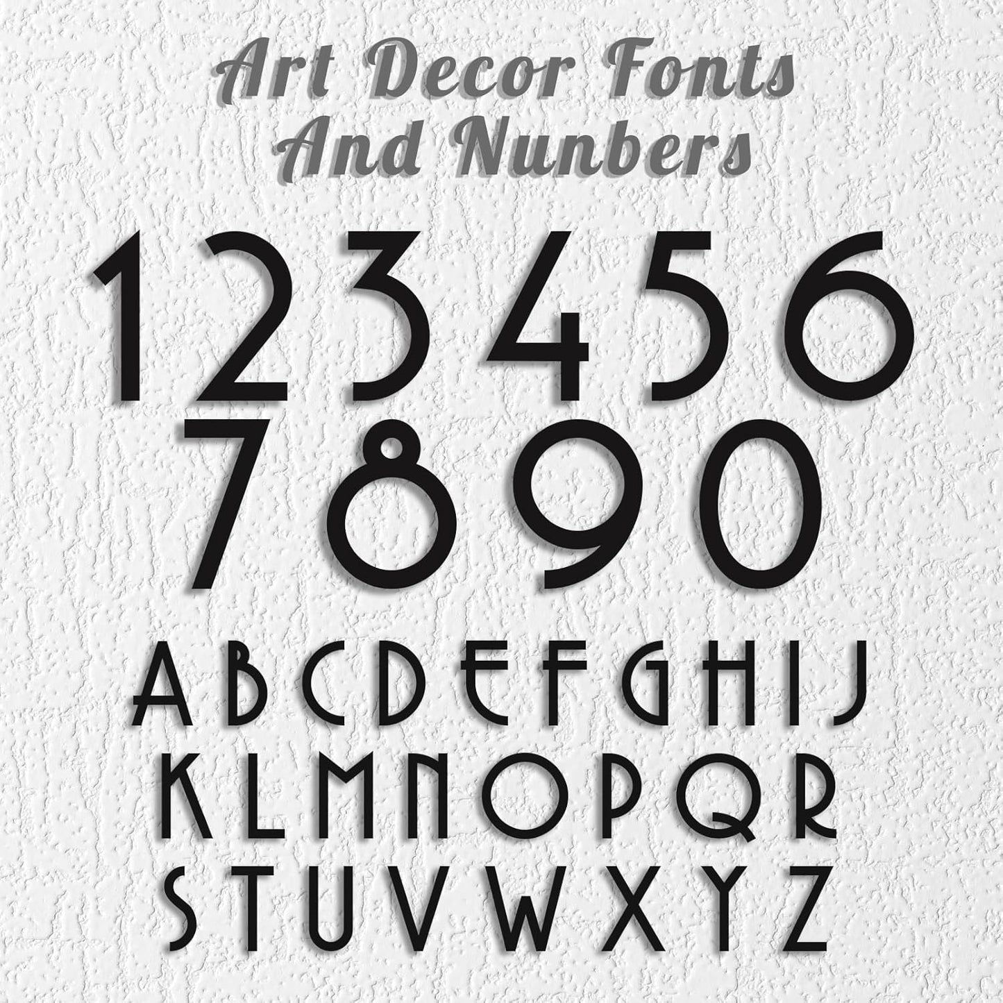 Personalized Metal House Number Sign for Outside Modern - Custom Outdoor Address Number Plaque Street Name Plaque House Letter Sign - Wall Art Decor - Unique Handmade New Home Gift Housewarming Gift