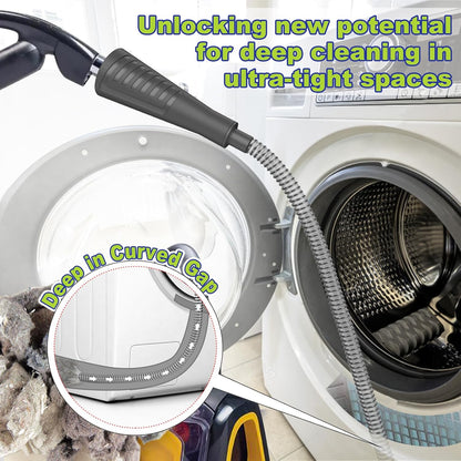 Sealegend Dryer Vent Cleaner Kit Dryer Lint Vacuum Attachment Lint Remover, Dryer Vent Vacuum Hose With Brush, Black