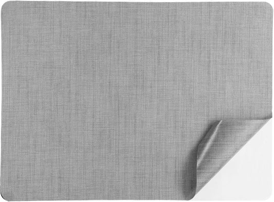 PATIKIL Linen Repair Patch, 8 x 11 Inch Self-Adhesive Linen Fabric Repair Patches for Sofa Couch Clothes Handbag Tents Car Seats Furniture, Light Gray