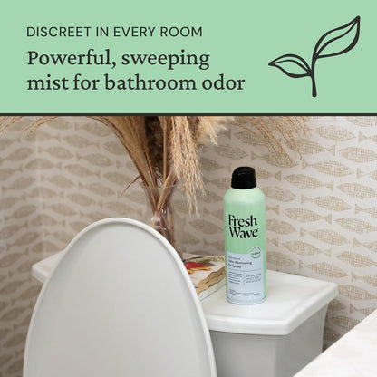 Fresh Wave Odor Eliminator Spray & Air Freshener, 8 oz. | Non-Aerosol, Fine Mist | Odor Absorbers for Home | Safer Odor Relief | Natural Plant-Based Odor Eliminator | For Furniture, Fabrics & Trash