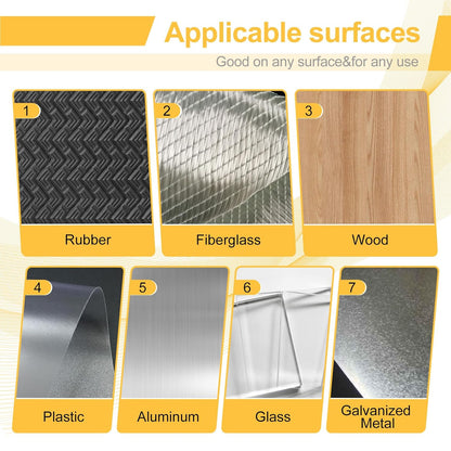 RV Roof Sealant Tape White, 6 Inch x 50 Feet RV Repair Roof Sealer Seal Tape UV-Resistant Waterproof Sealant Tape for RV Repair, Camper, Trailer, Boat Sealing, Leaking Roof, Window