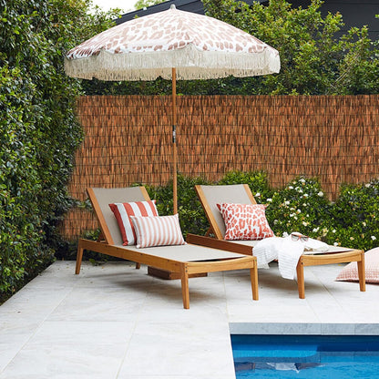 Brown 2 Pack 4FT X 16.4FT Reed Fencing Roll, Balcony Privacy Shade Reed Bamboo Fencing Garden Fence Border, Wind Block Sunshade Fence Screen for Outdoor Yard Patio Flower Bed Edge