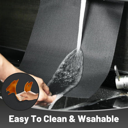 Placemats Set of 12，Non-Slip PVC Weave Table Mats Easy to Clean，Heat Resistant Place Mats for Kitchen Dining Table Decoration Indoor Outdoor，Black