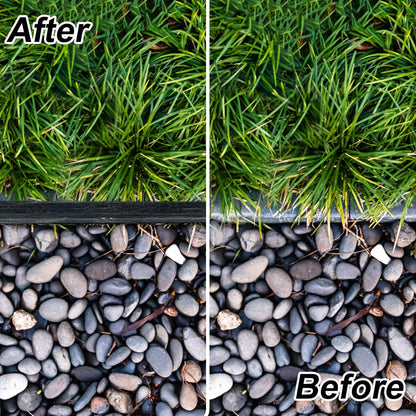 Landscape Edging 66ft, 2IN Tall Garden Edging with 60pcs Archoring Spikes, Flexible Lawn Edging Borders Kits, Plastic Edging for Landscaping, Garden Fence, Flower Beds, Paving Edging, Black