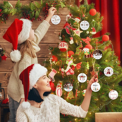 Baby's First Christmas Ornament 2025, Personalized Photo Ornaments for Christmas Tree, Custom Name Keepsake Ornament for Newborn, New Baby Gift, Xmas Tree Decoration