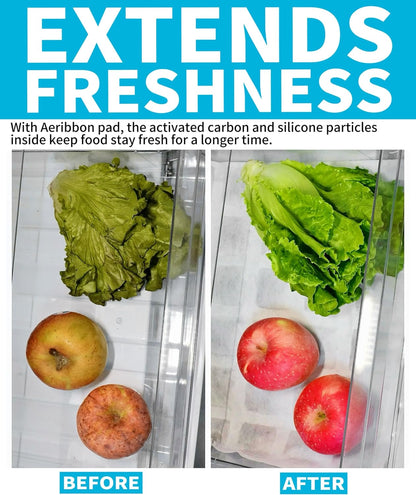 4 Pack Refrigerator Deodorizer, Outperforms Baking Soda Fridge Deodorizer, Odor Eliminator for Fridge & Freezer, Refrigerator Air Freshener And Moisture Absorbers Pad