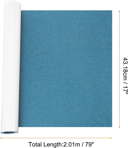 Repair Patches Self-Adhesive DIY Repair Patch Linen Gear Patch for Sofa, Furniture, Chair, Clothing, Tents, 17x79 Inch, Dark Blue