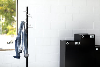 Safco Hallmark 2983BL Public Square Recycling Receptacle Base, 37-Gallon (Top Sold Separately), Black