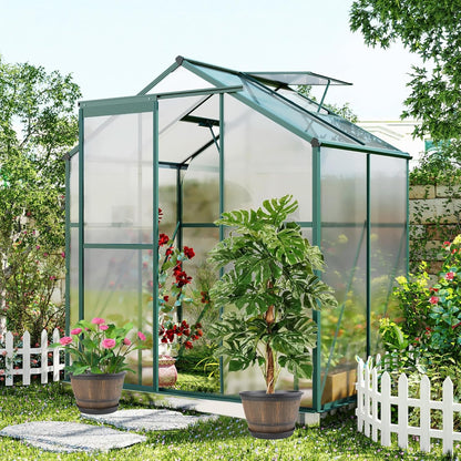 16-inch-Plant-Pots-Indoor-Outdoor, 4 Pack Large Whiskey Barrel Planters with Drainage Holes & Saucer, Plastic Flower Pots Imitation Wine Barrel Design, Decorative Garden Pots for Plants