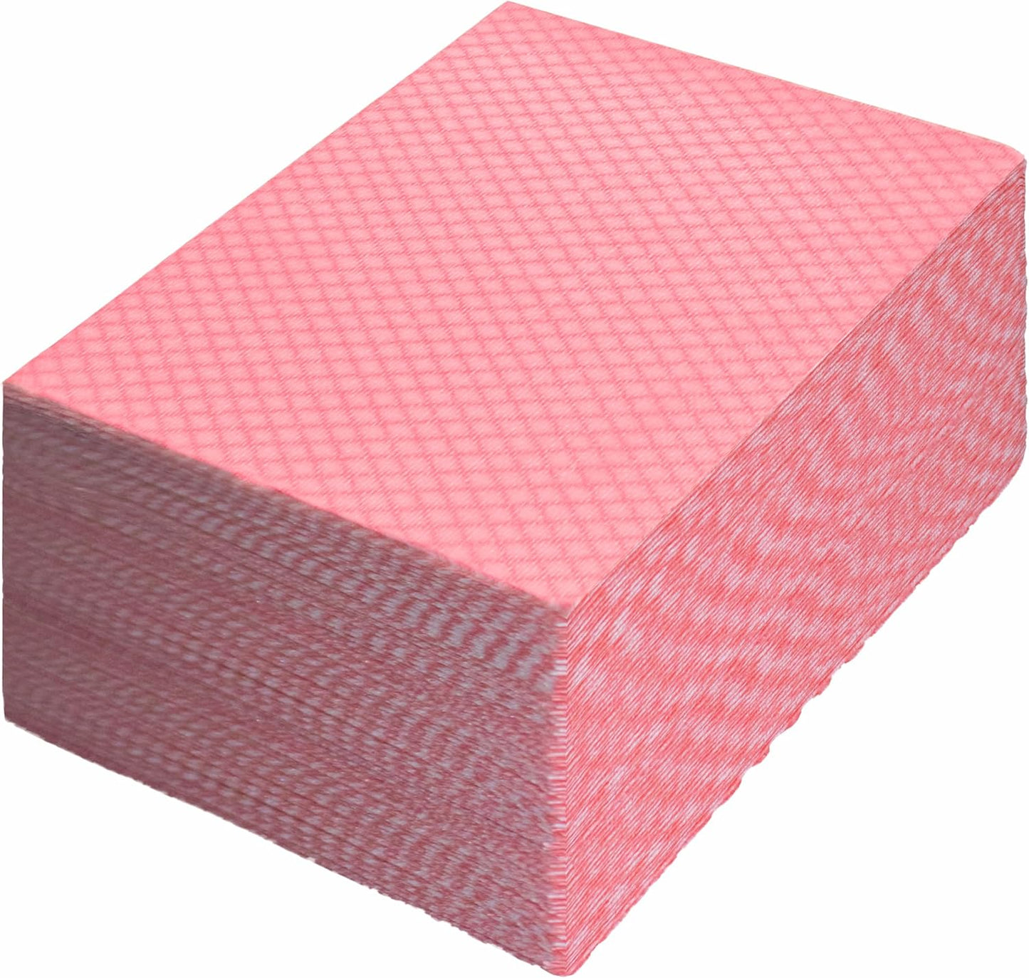 Disposable Kitchen Cleaning Cloths Dish Towels Dish Cloth Reusable Cloths for Kitchen, Bathroom, Household Cleaning (Red 100 Pack)