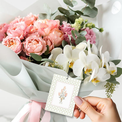 Elegant Rustic Floral Car Air Freshener 4 Pcs, Cottagecore Flower Hanging Scents Air Freshener for Women Girls Gifts, Pastel Leaf Floral Scented Car Accessories Decor for Room Closet Drawer