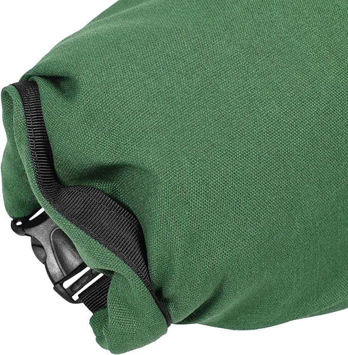 jojofuny 2pcs Flood Barrier Sandbags – 27.5x11inch Canvas Water Activated Bags for Door Sealing Rain Protection Garage Basement Flood Control