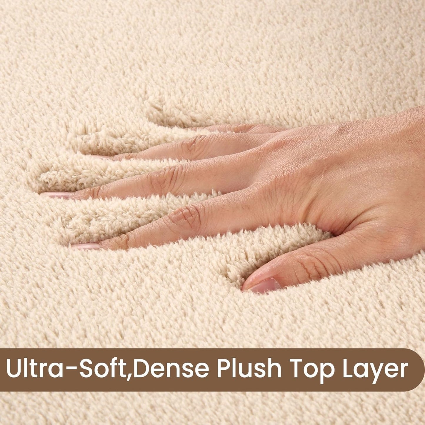 Sour Lemon 8x10 Area Rugs for Living Room, Soft Large Area Rug Fluffy Rugs for Bedroom，Machine Washable Area Rug Non Slip Carpet Rug for Living Room Playroom Kids Room Home Decor