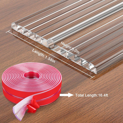 Baby Proofing 16.4ft Long (1.58" Wide) Corner Protector Baby Corner Guards Furniture Corner & Edge Safety Bumpers Clear Baby Proofing Bumper Cushion for Table Furniture Sharp Corners