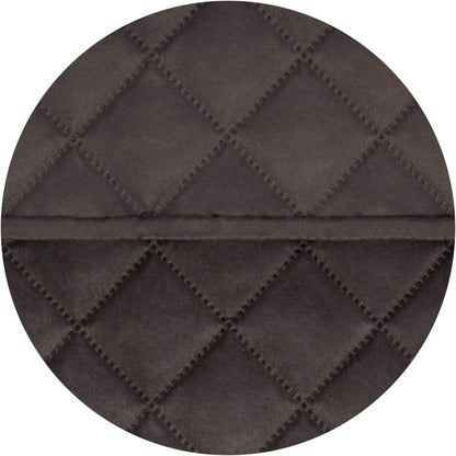 PureFit Reversible Quilted Sofa Cover, Water Resistant Slipcover Furniture Protector, Washable Couch Cover with Non Slip and Elastic Straps for Kids, Dogs (Oversized Recliner, Chocolate/Chocolate)