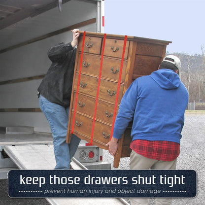 36 Pack Mover Blanket Rubber Bands - Extra Large Rubber Bands for Moving Blankets and Furniture - Variety of Sizes 26in, 30in & 42in - 36 Moving Bands Total - kitchentoolz