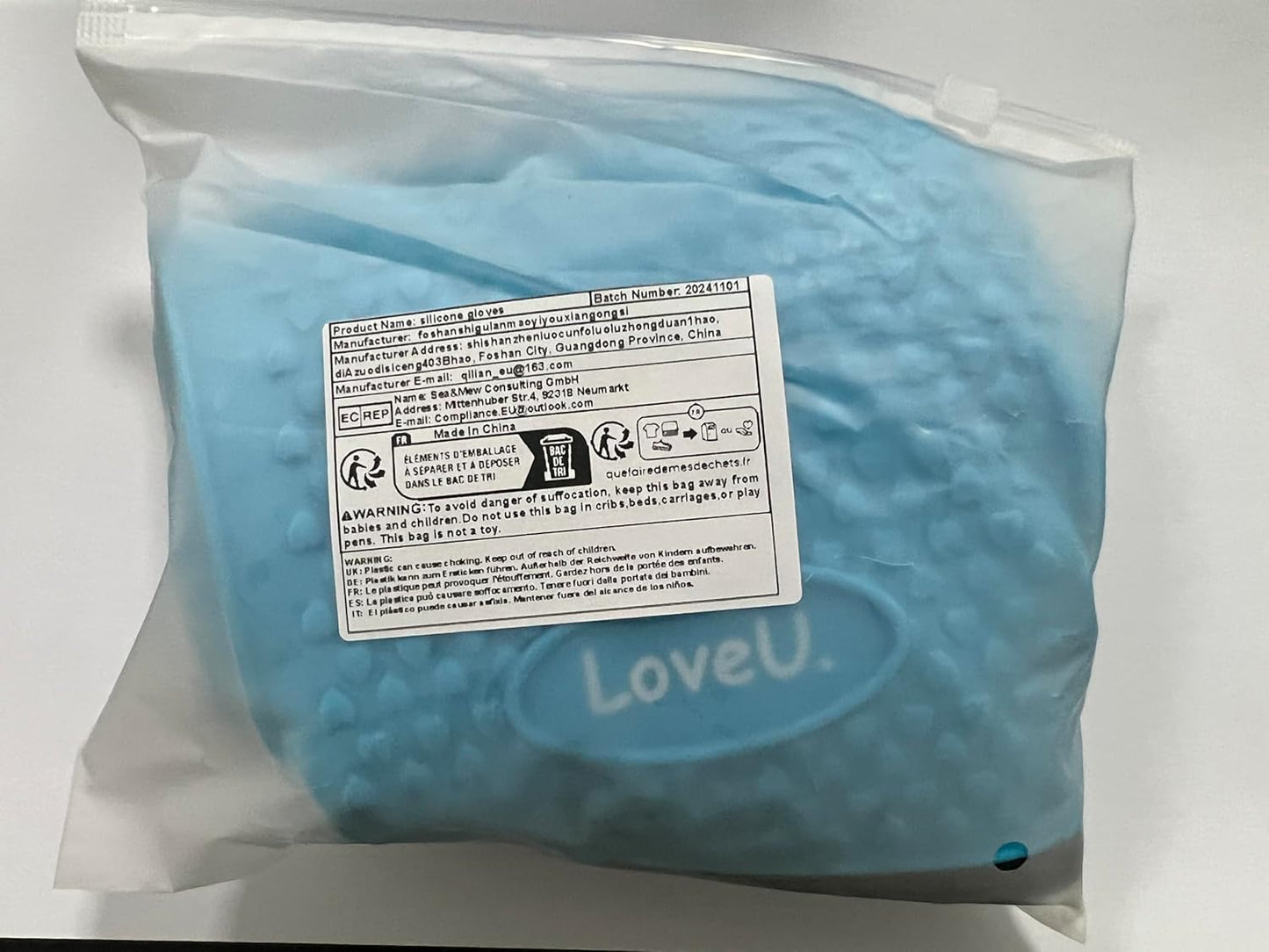 Kitchen Oven Gloves - Dual-Layer Heat Resistant Grilling Gloves, Silicone Oven Mitts with 5 Fingers, Waterproof Non-Slip Pot Holder for Barbecue, Cooking, Baking (XL-XXXL, Black)