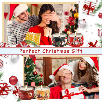 36 Pack Christmas Scented Candles Set for Home, Relaxing Stress Relief, Aromatherapy - Natural Soy Wax and Fragrance - Gifts for Women, Mom, Best Friend, Wife, Birthday