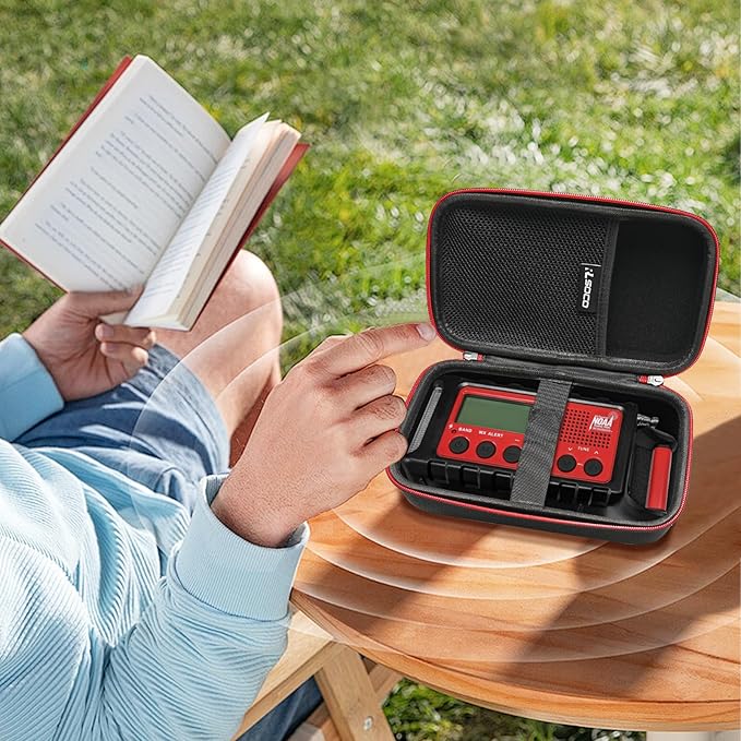 RLSOCO Hard Case Compatible With Midland ER210/ER310/ER310PRO/ER300/ER50/ER40/ER10VP Emergency Crank Weather AM/FM Radio (Case Only)