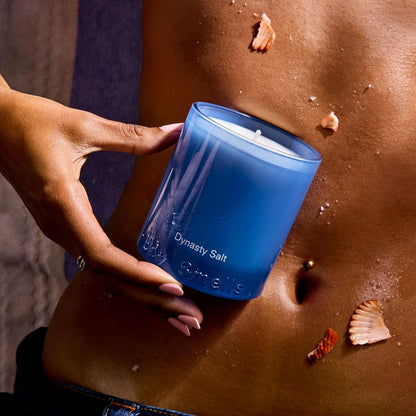 Boy Smells Dynasty Salt Cotton Candle - 8.5 oz Luxury Candle with Pink Pepper, Cotton Accord, and Musk - Cotton Wick - Up to 50-Hour Burn - Cotton Wick