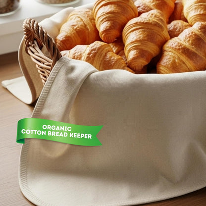 WHITEWRAP Flour Sack Towels for Bread Dough Proofing – 100% Unbleached Cotton, Thick Reusable Baking Cloth – 28"x28" Large Tea Towels for Baguettes, Ciabatta, Pastries – 3 Pack