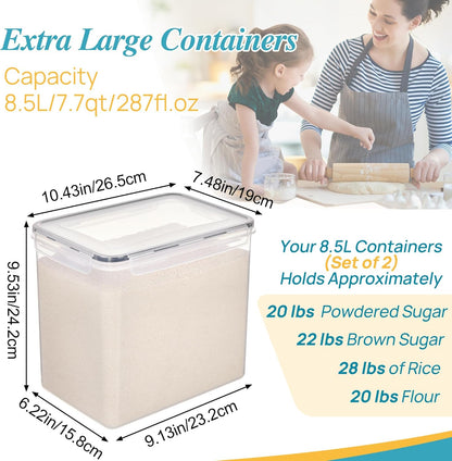 Vtopmart 8.5L Large Food Storage Containers