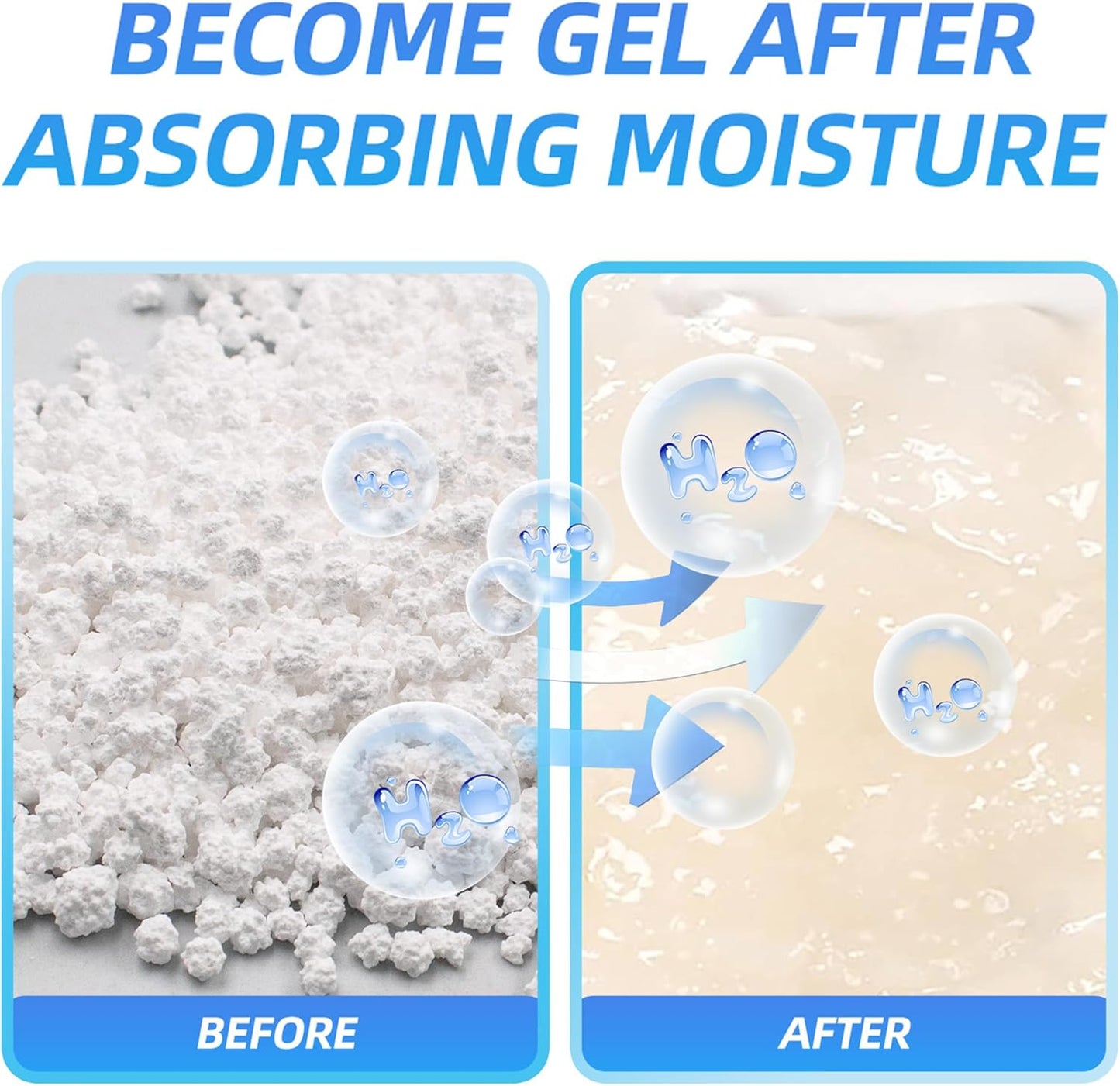 50 Gram 18 Packs Moisture Absorbers for Closet, Dehumidifier for Bedroom Dehumidifier Bags for Bathrooms, Basements, Rvs, Humidity Bags Humidity Packets Moisture Bags for Cars