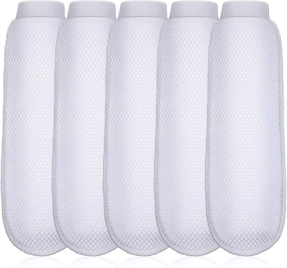 Boao 5 Pieces Nylon Lint Traps for Washing Machine Discharge Hose Lint Traps Nylon Mesh Catcher for Washing Machine Drain Systems Cleaning Tools