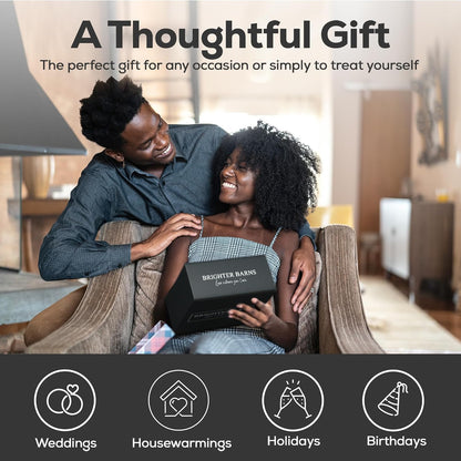 Glass Olive Oil Dispenser Bottle for Kitchen by Brighter Barns - Coffee Syrup Dispenser, Oil and Vinegar Bottle - Modern Kitchen Essentials for Home, Restaurant, Coffee Bar, Airbnb (Clear, Set of 2)