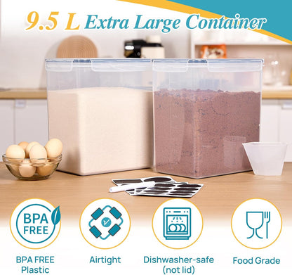Vtopmart 9.5L Large Food Storage Containers