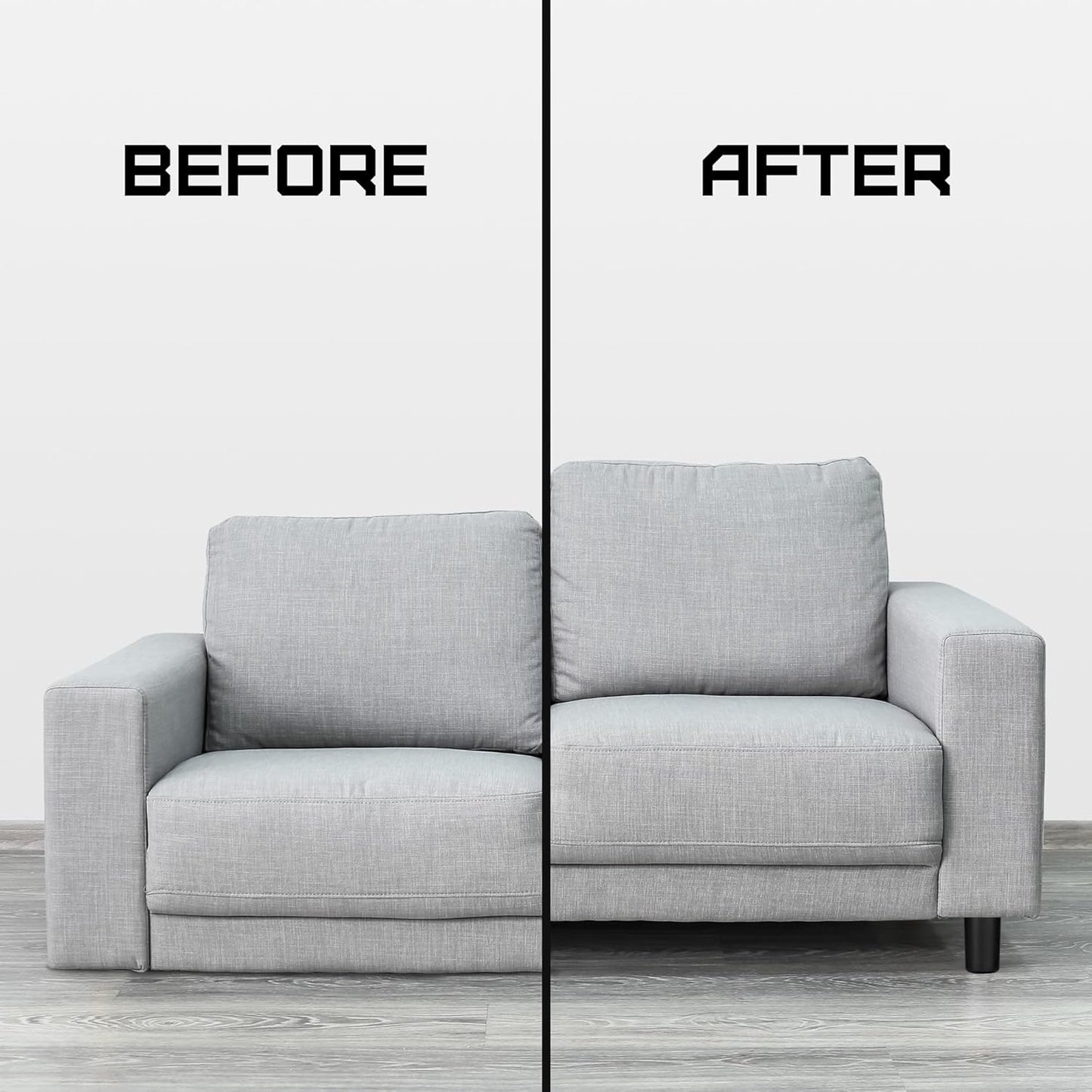 TURSTIN 8 Pack 3 Inch Plastic Furniture Legs with M8 T-Nuts Screws Tapered Sofa Couch and Chair Legs Replacement Furniture Legs for DIY Projects Sofas Coffee Tables Dressers Beds