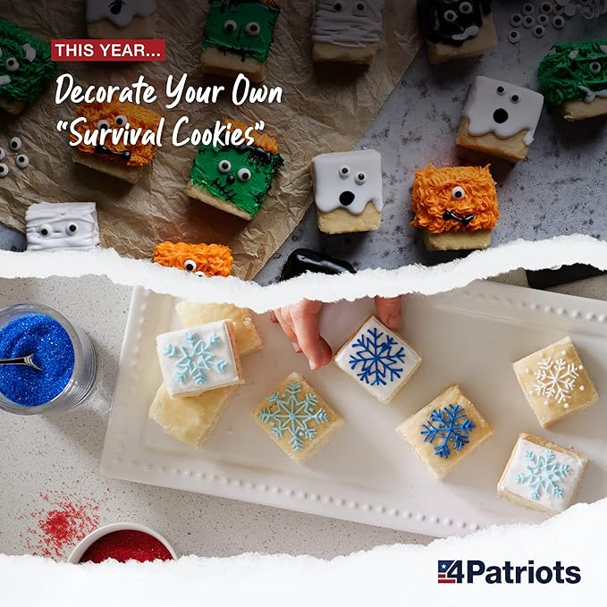 4Patriots Emergency Food Bars: Non-Perishable S.O.S Ration Designed to Last 5 Years, 9 Servings