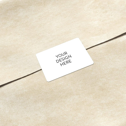 5-1000 Custom Vinyl Stickers - Upload Your own Image, Text, Design, Logo - Personalized Logo Labels for Handmade, Packaging, Bottle, Jars, Candle, Brand Stickers (White, 3x2)