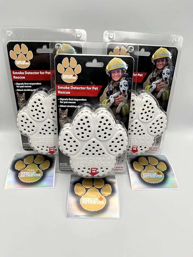 Rescue Retriever Triple-Pack pet Smoke Detector