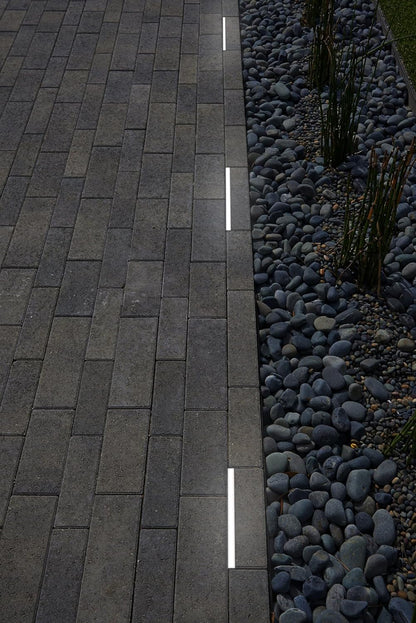 LUMENGY Paver Light Slim 0.5x12 Inch Glare-Free Brick Lighting for Pavers, Walls, Driveway, Pathway & Garden, 5000K 12V Waterproof, Drive-Over Rated