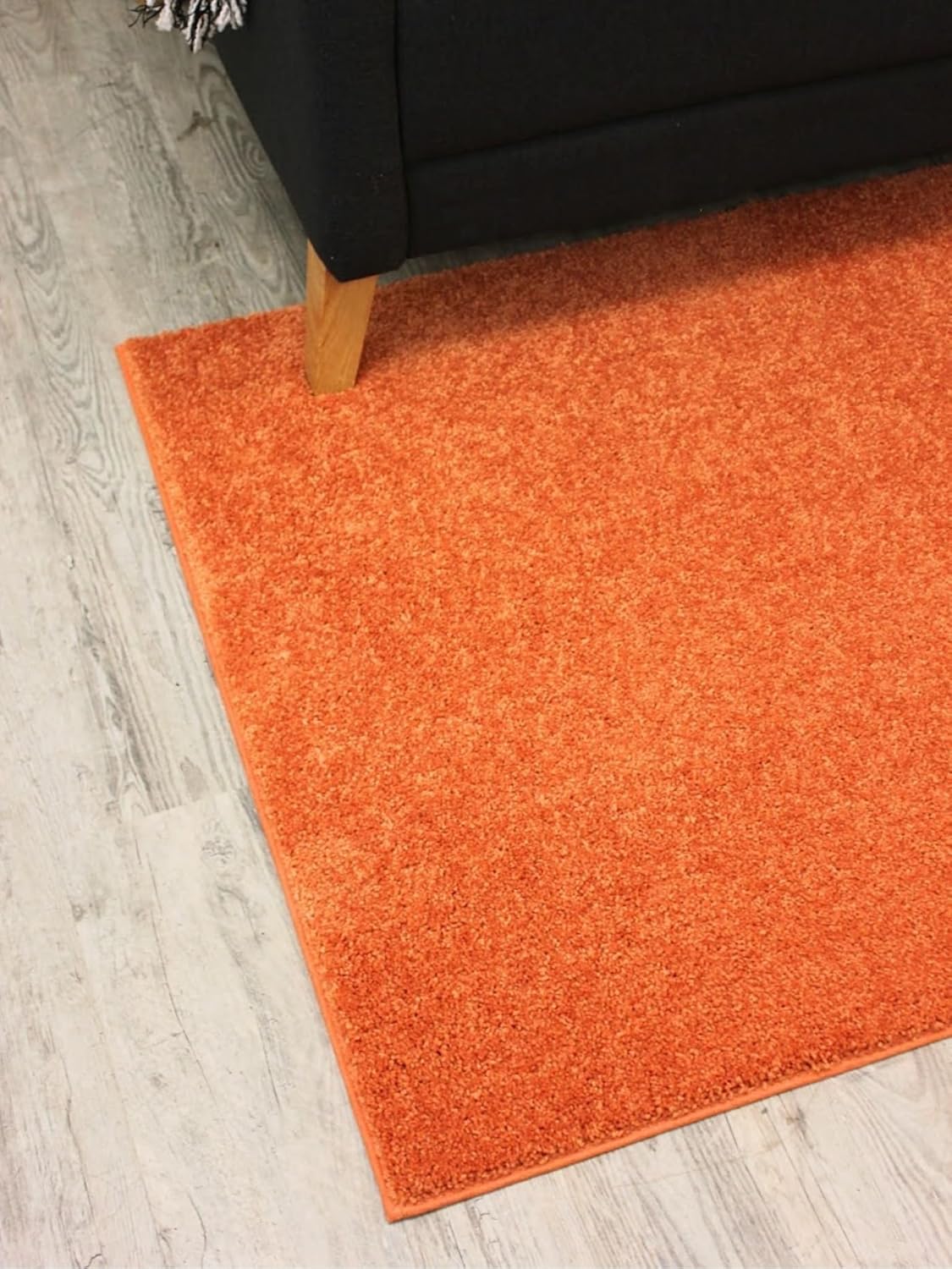 KOECKRITZ Soft and Colorful Kids Classroom Area Rugs (Passes Flammability Pill Test) Many Sizes and Bright Colors to Select from (4' x 6', Tangerine)