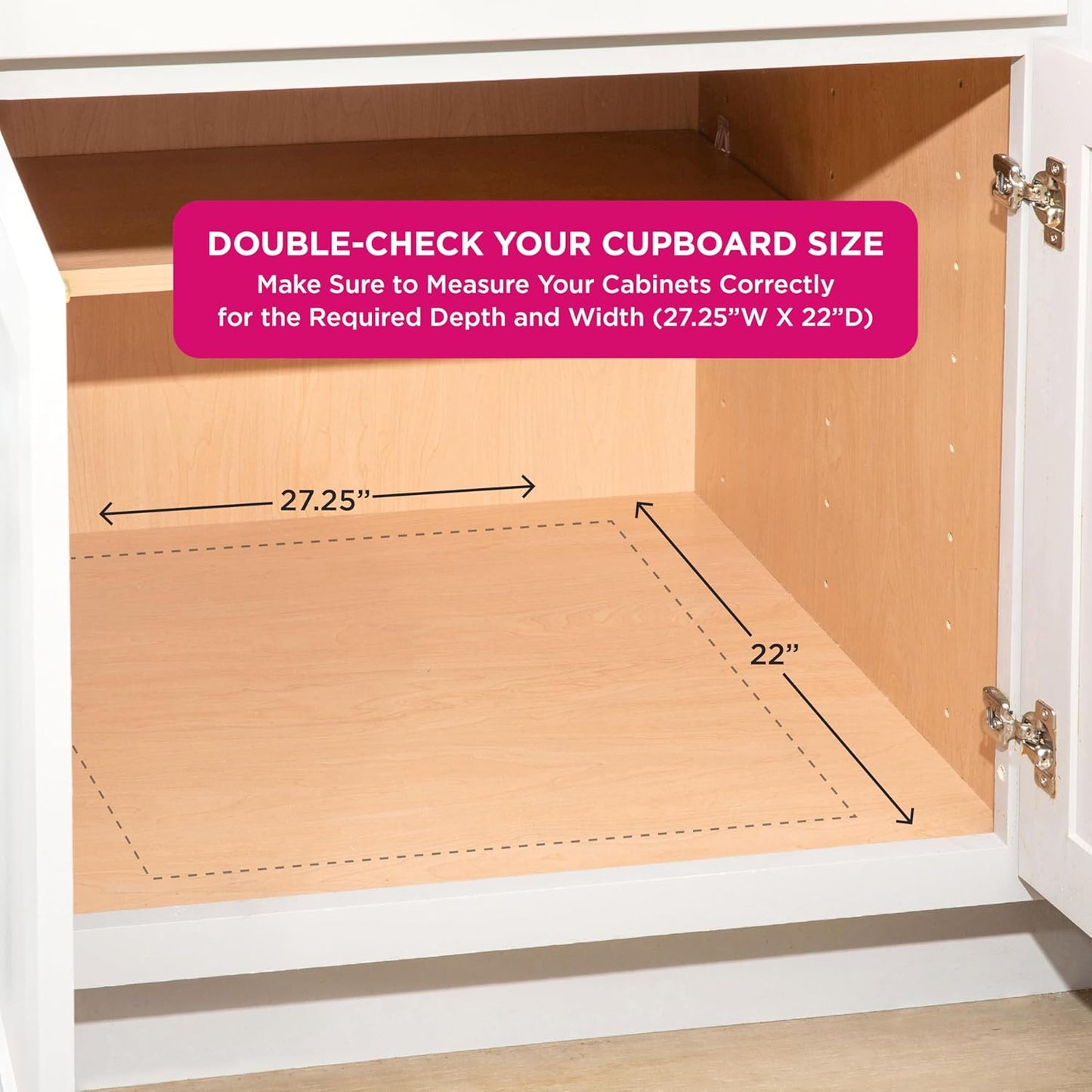 HOLDN’ STORAGE Heavy-Duty Premium Collection Pull Out Cabinet Organizer, Cabinet Drawer Slide Outs, Lifetime Limited Warranty - Basket Size 26" W x 21" D x 5" H, Anti-Rust Chrome Finish