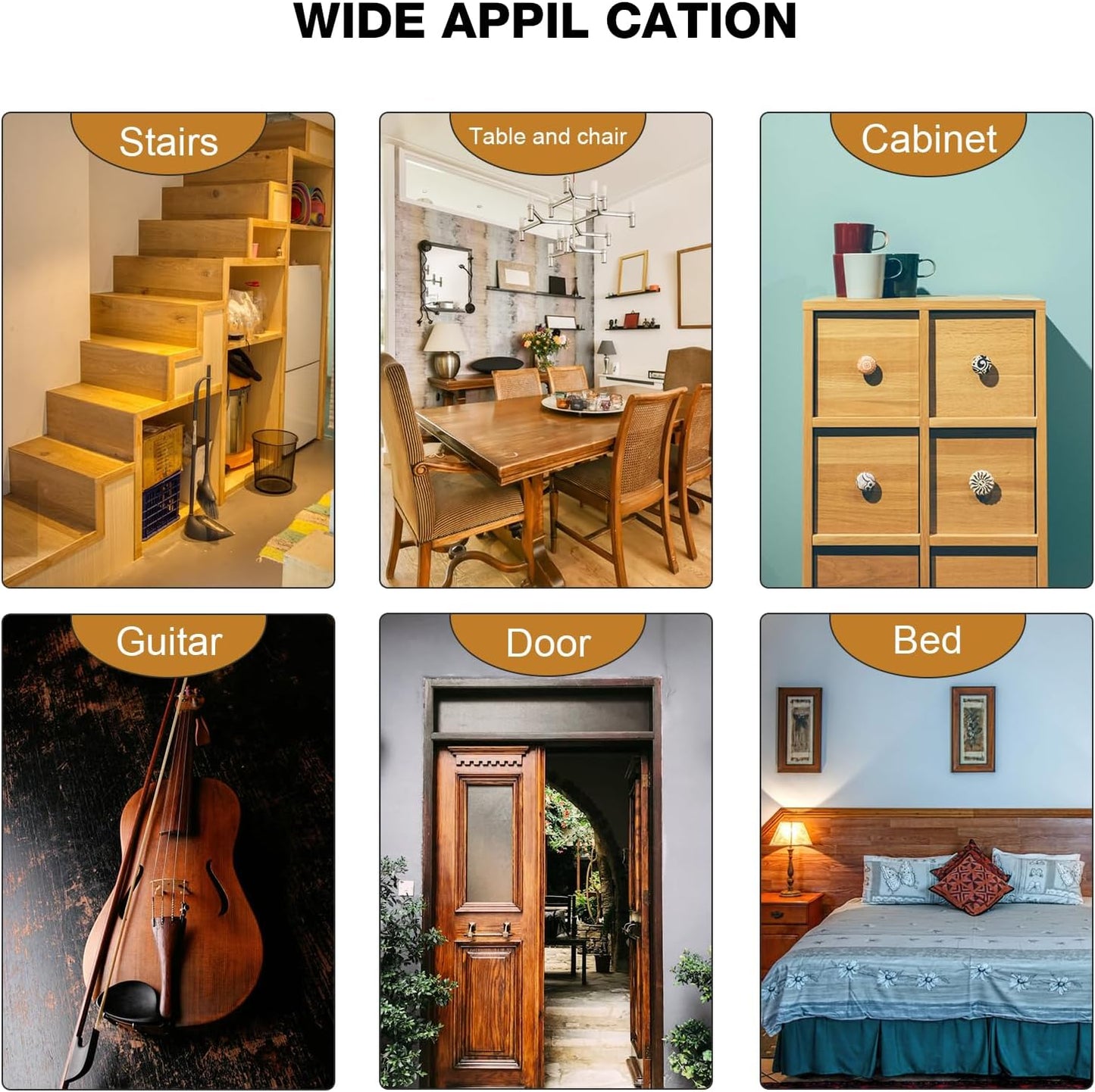 Multi-Color Wood Filler Kit | Professional Repair for Furniture & Flooring | Non-Toxic Fast-Drying Putty (Tools Included)