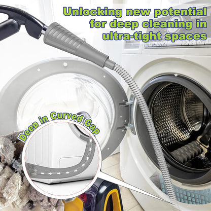 Sealegend Dryer Vent Cleaner Kit Dryer Lint Vacuum Attachment Lint Remover,Dryer Vent Vacuum Hose With Brush (Grey)