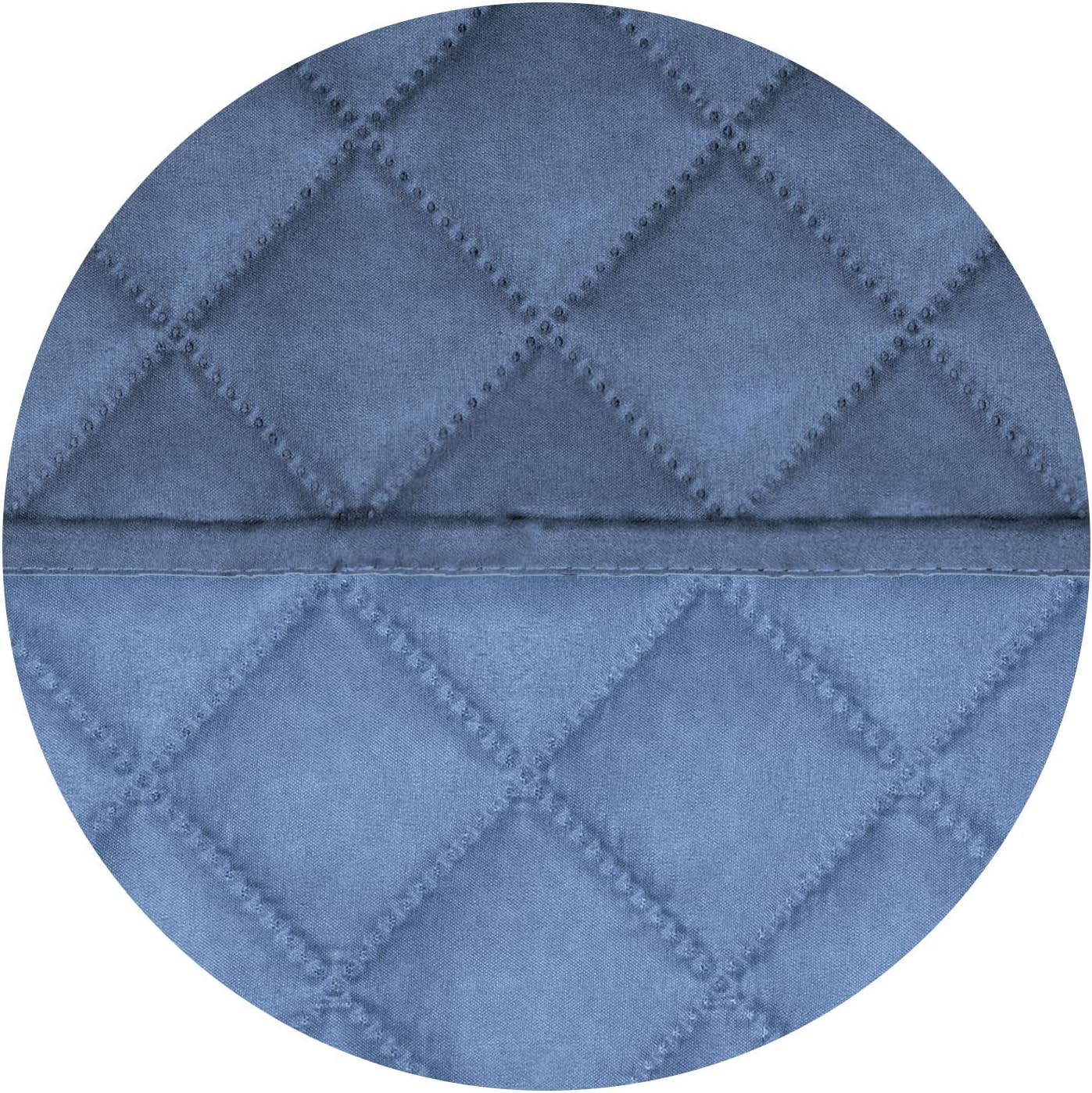PureFit Reversible Quilted Sofa Cover, Water Resistant Slipcover Furniture Protector, Washable Couch Cover with Non Slip and Elastic Straps for Kids, Dogs, Pets (Chair, Dark Blue/Light Blue)