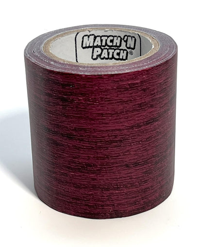 MATCH 'N PATCH Realistic Wood Grain Repair Tape - Durable Multi-Use Adhesive Tape for Furniture, Floors, Cabinets, Windows, Doors, RV, Home Decor & DIY Projects - Dark Cherry, 2.25 inch x 15 feet