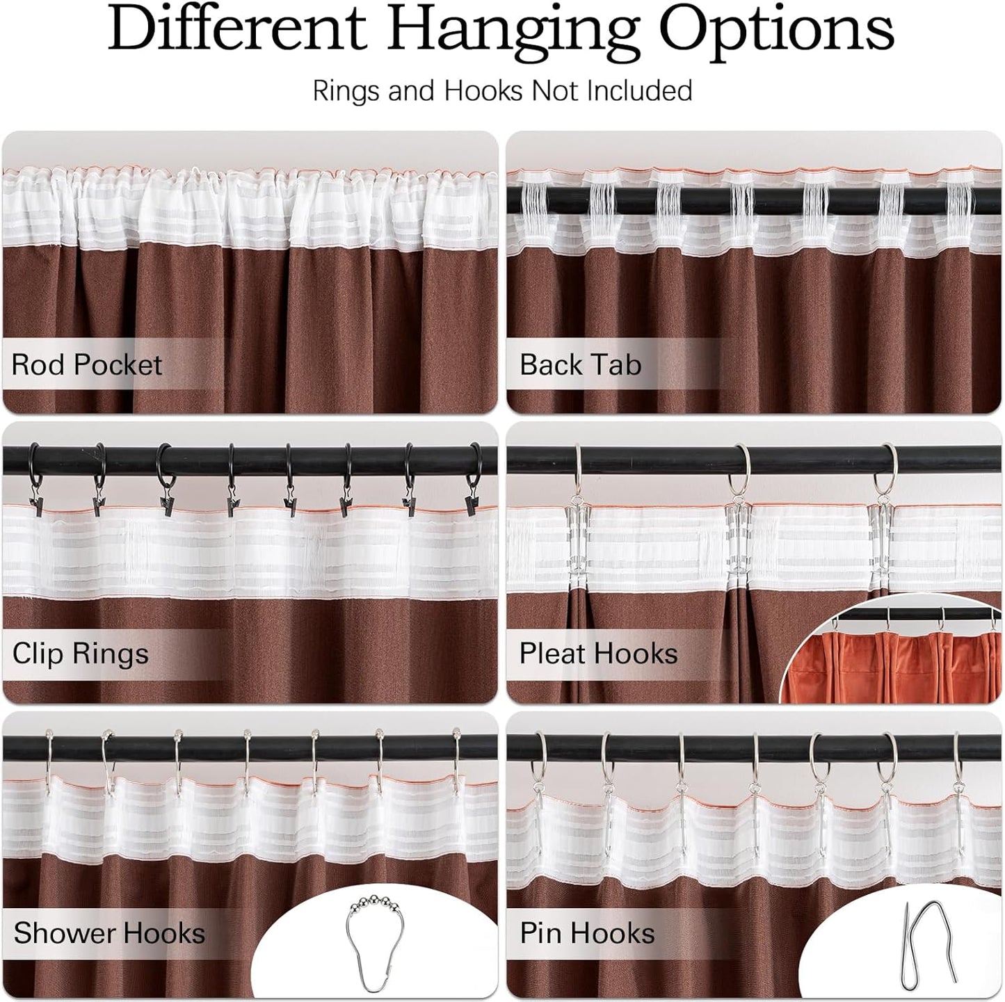 MIULEE Fall Burnt Orange Velvet Curtains 108 Inches Long 2 Panels - Back Tab and Pleated Luxury Window Curtains for Bedroom Living Room Blackout Thermal Insulated Soft Drapes Terracotta Rust Decor