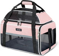 Lekereise Top-Expandable Pet Carrier 17x11x9.5 Inch Alaska Hawaiian Airline Approved Soft Sided Underseat to 12lbs Travel Carriers for Small Cats and Dogs with Locking Safety Zippers Anti-Scratch Mesh