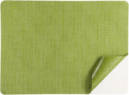 PATIKIL Linen Repair Patch, 8 x 11 Inch Self-Adhesive Linen Fabric Repair Patches for Sofa Couch Clothes Handbag Tents Car Seats Furniture, Grass Green