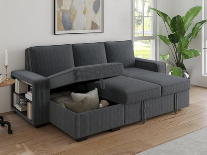 91-inch Reversible Sectional Sleeper