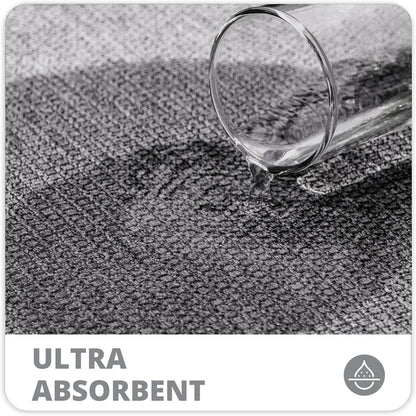 Bath Mat,Ultra Thin Bathroom Runner Rugs,Large Bath Mats for Bathroom,Quick Dry,Non-Slip,Machine Washable,Low Pile,Bath Rug,Shower Outside,Sink,Home Decor Accessories.Grey,1'9"x3'11"（21x47inch）