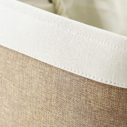 Storage Basket Fabric Sturdy Canvas Storage Bins Organizer with Handles for Clothes and Storage Foldable Storage Boxes Cubes