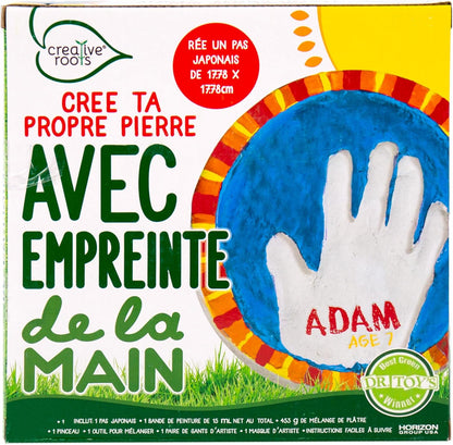 Creative Roots Create Your Own Handprint Stone by Horizon Group USA