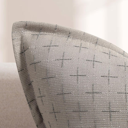 Pillow Covers 24x24 Set of 2 Soft Polyester Textured Pillow Covers with Stylish Flange Edge Cozy Farmhouse Throw Pillows for Couch Bed Sofa Living Room